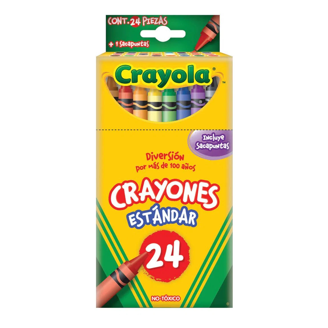 CAJA DE CRAYOLAS DELGADAS DE 24 MARCA CRAYOLA (MATERIAL PARA CLASE DE ARTE)